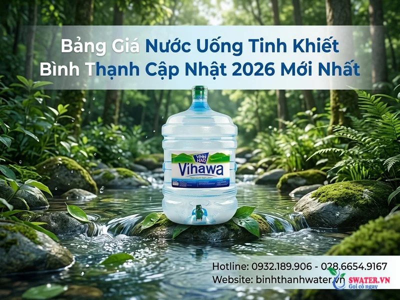Bảng Giá Nước Uống Tinh Khiết Bình Thạnh Cập Nhật 2026 Mới Nhất