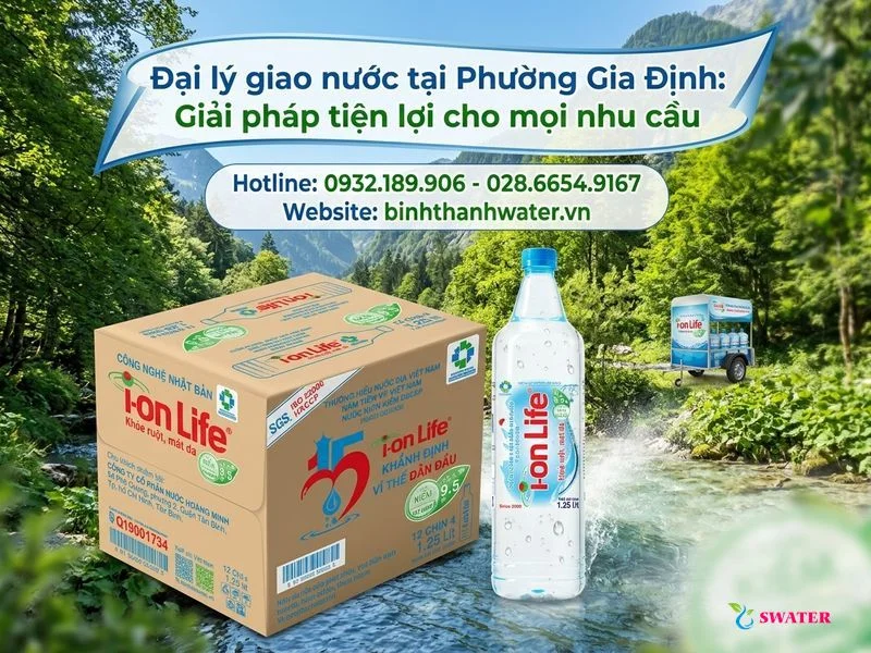 Đại lý giao nước tại Phường Gia Định: Giải pháp tiện lợi cho mọi nhu cầu