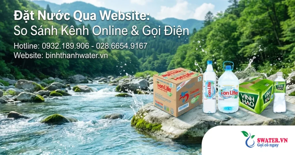 Đặt Nước Qua Website: So Sánh Kênh Online & Gọi Điện