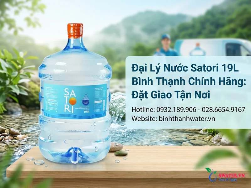 Đại Lý Nước Satori 19L Bình Thạnh Chính Hãng: Đặt Giao Tận Nơi