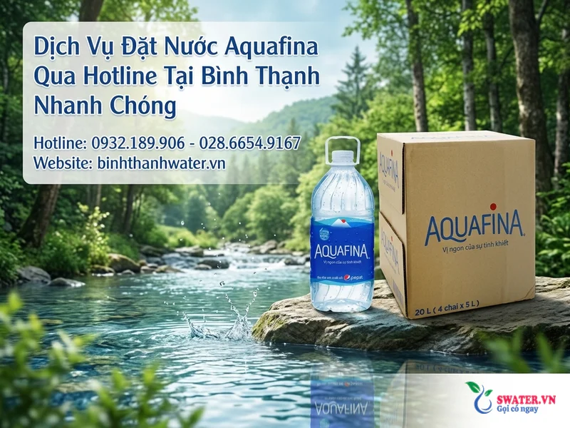 Dịch Vụ Đặt Nước Aquafina Qua Hotline Tại Bình Thạnh Nhanh Chóng