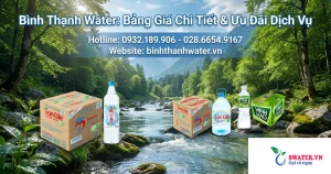Bình Thạnh Water: Bảng Giá Chi Tiết & Ưu Đãi Dịch Vụ