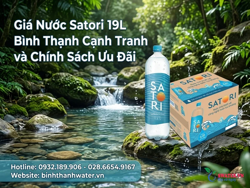 Giá Nước Satori 19L Bình Thạnh Cạnh Tranh và Chính Sách Ưu Đãi