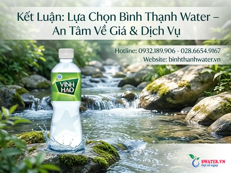 Kết Luận: Lựa Chọn Bình Thạnh Water – An Tâm Về Giá & Dịch Vụ