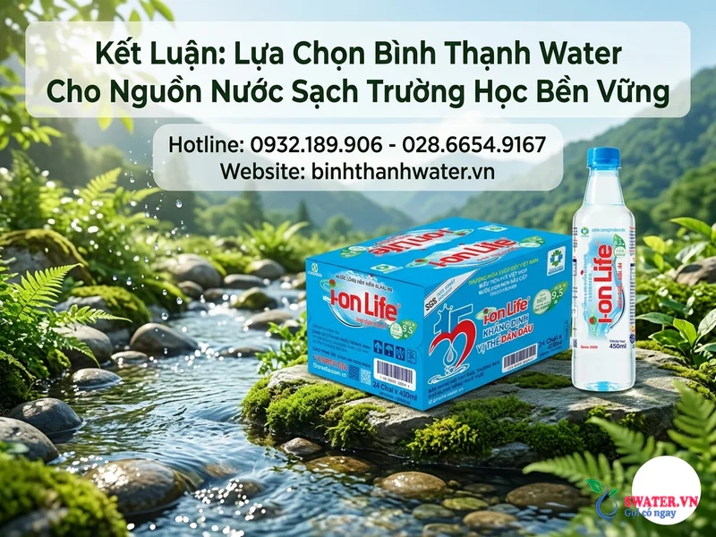 Kết Luận: Lựa Chọn Bình Thạnh Water Cho Nguồn Nước Sạch Trường Học Bền Vững