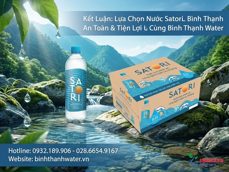 Kết Luận: Lựa Chọn Nước Satori 19L Bình Thạnh An Toàn & Tiện Lợi Cùng Bình Thạnh Water