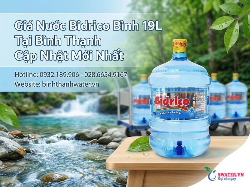 Giá Nước Bidrico Bình 19L Tại Bình Thạnh Cập Nhật Mới Nhất