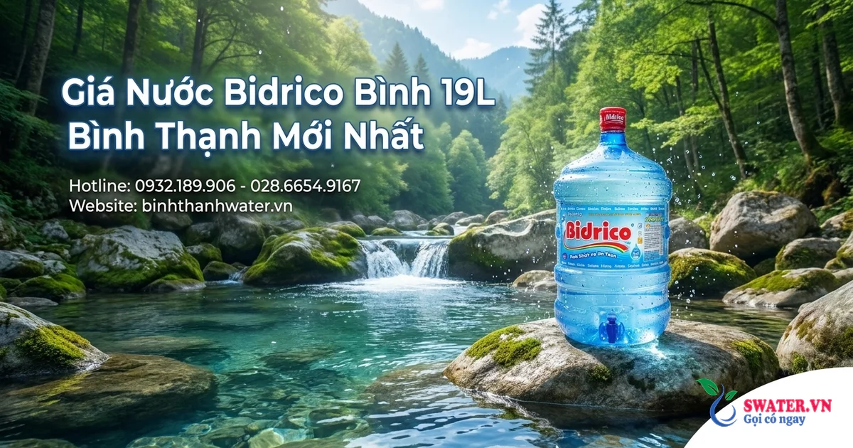 Giá Nước Bidrico Bình 19L Bình Thạnh Mới Nhất