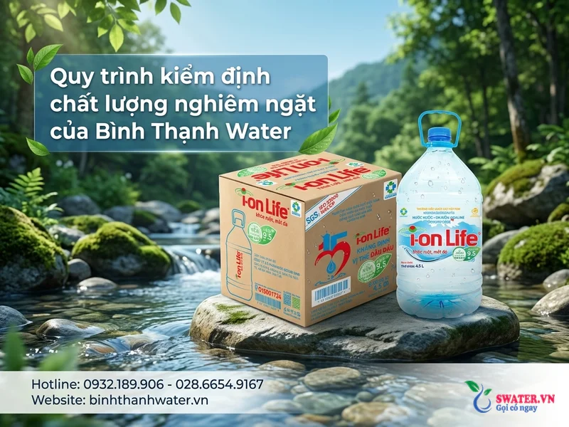 Quy trình kiểm định chất lượng nghiêm ngặt của Bình Thạnh Water